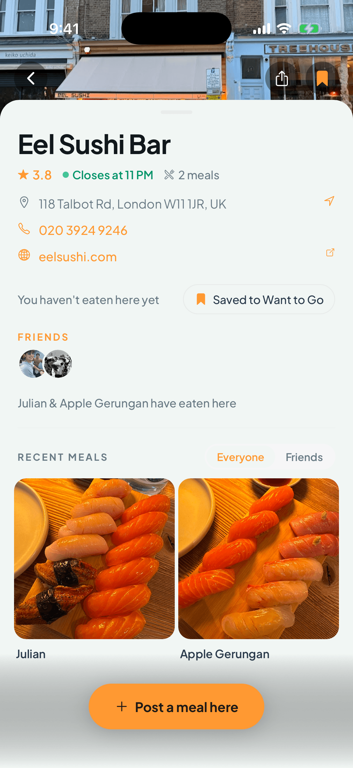 Makan — The map