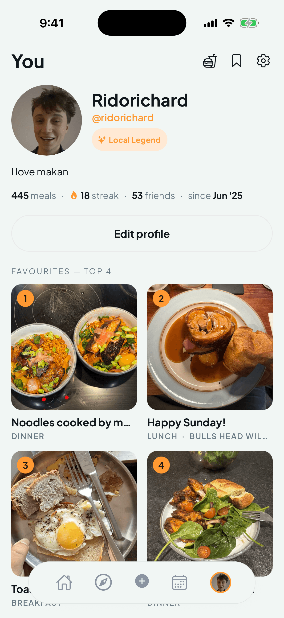 Makan — Your ranking