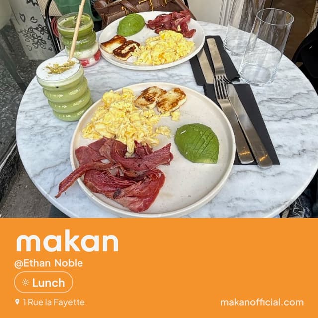 Sushi platter on Makan