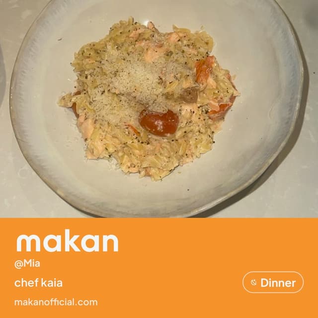 Creamy pasta on Makan
