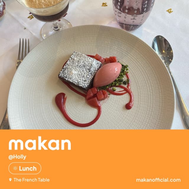Lunch at The French Table — shared on Makan