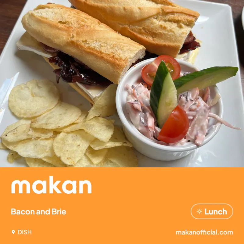 Bacon and Brie at DISH — shared on Makan