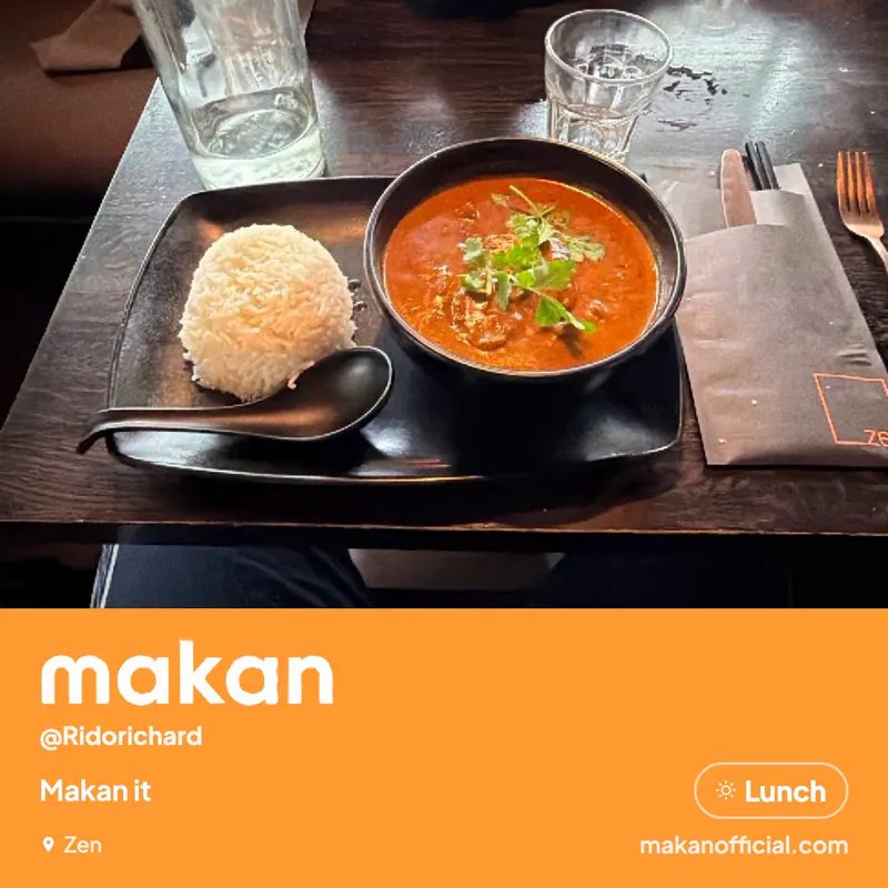 Makan it at Zen — shared on Makan