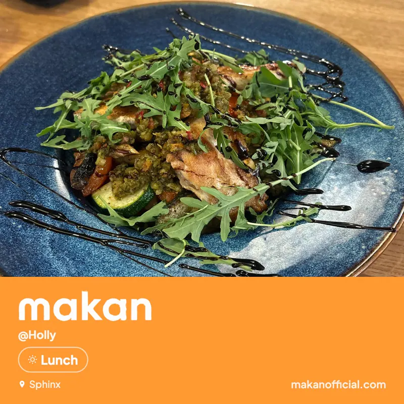 Lunch at Sphinx — shared on Makan