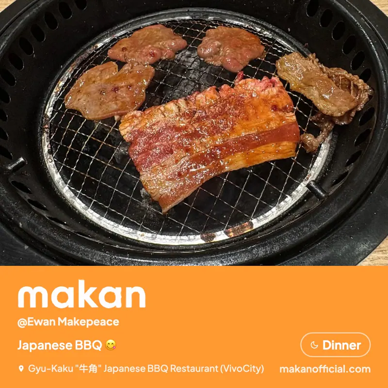 Japanese BBQ 😋 at Gyu-Kaku "牛角" Japanese BBQ Restaurant (VivoCity) — shared on Makan