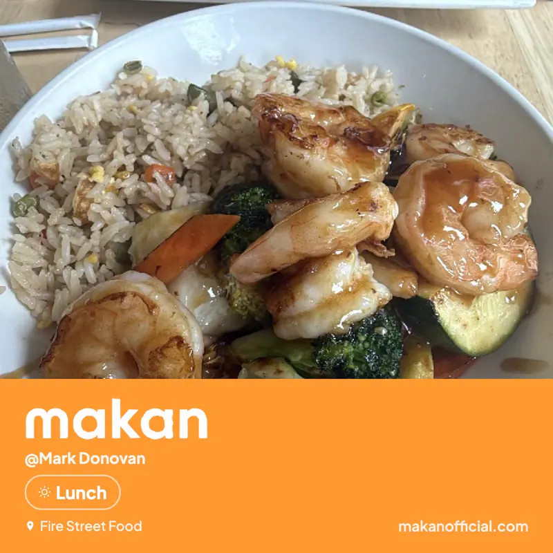 Lunch at Fire Street Food — shared on Makan